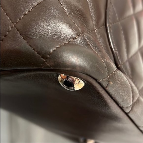 ❌❌❌SOLD❌ ❌ ❌💕HOST PICK💕CHANEL,Cambron Quilted Calf Tote - Picture 10 of 17